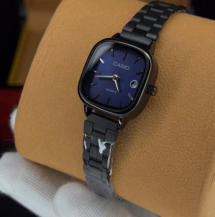 ساعت ست زوجی کاسیو مناسب هدیه ولنتاین با صفحه آبی