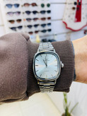 ست ساعت مچی زنانه و مردانه کاسیو Casio با صفحه قرمز و بند استیل مشکی