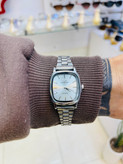 ست ساعت مچی زنانه و مردانه کاسیو Casio با صفحه قرمز و بند استیل مشکی